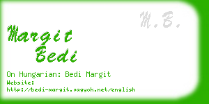 margit bedi business card